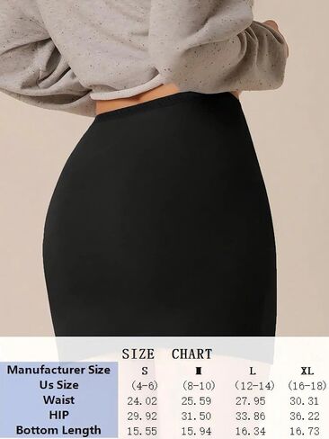 Women High Waisted Bodycon Short Skirt Basic Pencil Style Elastic Waist Fitted Mini Skirt for Casual Daily Wear in Saudi Arabia