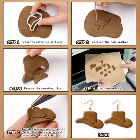 Tuitessine Clay Cutters 10PCS أدوات طين البوليمر لعيد الشكر الخريف الأقراط صنع النقش اليقطين القيقب البلوط الوفرة تركيا القواطع القرط لصنع المجوهرات DIY عيد الشكر الديكور هدية in Kuwait