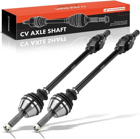 A-Premium Pair (2) Front CV Axle Shaft Assembly Compatible with Polaris Ranger 500 2002-2005, Series 10 and 11, Driver and Passenger Side, Replace# 1380178, 1380230 in Saudi Arabia