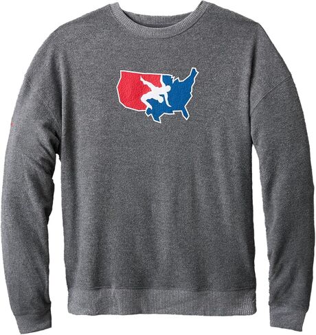 RUDIS USA Wrestling Logo Hacci Crewneck in Saudi Arabia