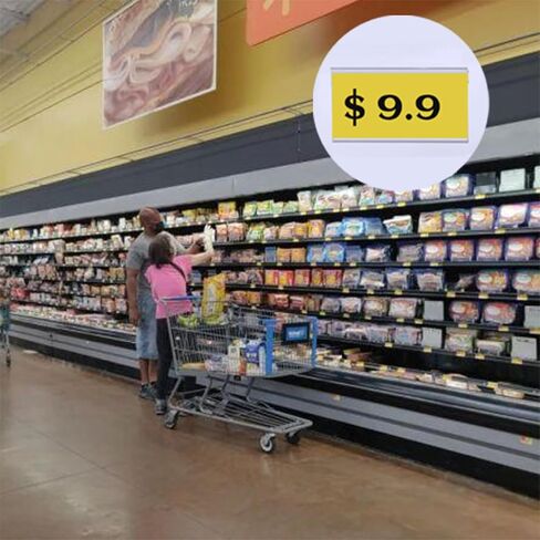 100 PCS Shelf Label Holder Clear Plastic Clip on Labels Shelf Tags for Wire Shelving 0.2'' to 0.4'' Wood Glass Shelves Sign Price Tags 1.57 x 3.15 Inches in Kuwait