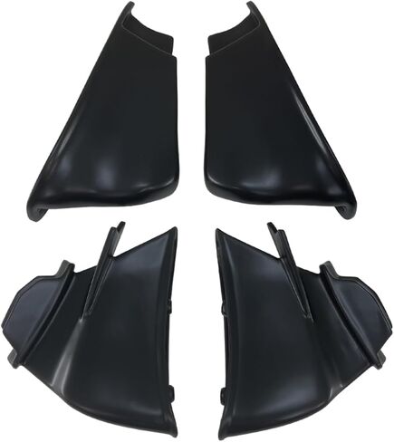 جناح Fairing لـ Panigale، جناح سبويلر جانبي للدراجة النارية لـ Ducati Panigale V4 V4S V4R 2018-2021، ملحقات هدية زعانف الرياح للدراجات النارية (أسود غير لامع) in Kuwait