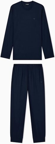 Emporio Armani Men's Deluxe Cotton Jogger Pajama Set in Saudi Arabia