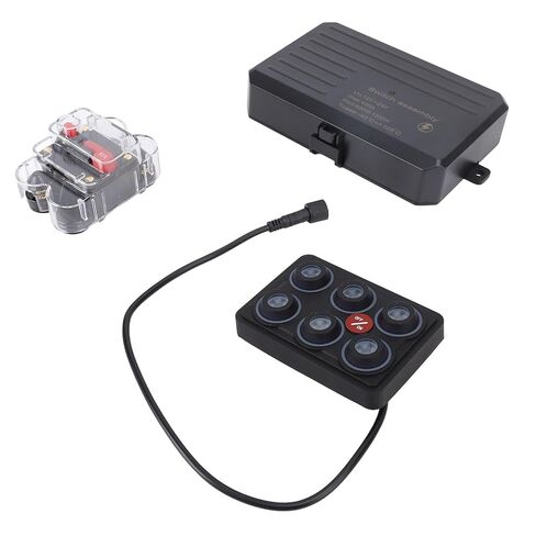 6 Gang Panel RGB DC 12V to 24V Auto Dimming IP68 Waterproofing Circuit Control Relay System Box for Car Pickup Truck UTV Boat Yacht Experience with Dimm 6 Gang Panel12V 24V in Saudi Arabia