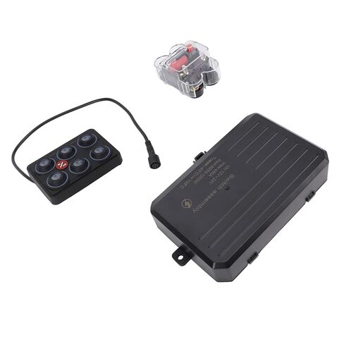6 Gang Panel RGB DC 12V to 24V Auto Dimming IP68 Waterproofing Circuit Control Relay System Box for Car Pickup Truck UTV Boat Yacht Experience with Dimm 6 Gang Panel12V 24V in Saudi Arabia