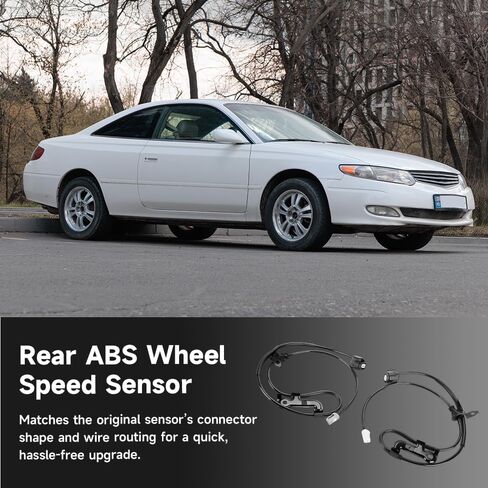 2Pcs Set Wire Harness for Rear Left and Right ABS Wheel Speed Sensor for Lexus ES300 2002-2003 / ES330 2004-2006 for Toyota Camry 2002-2006 / Solara 2004-2008 | Without Sensor in Saudi Arabia