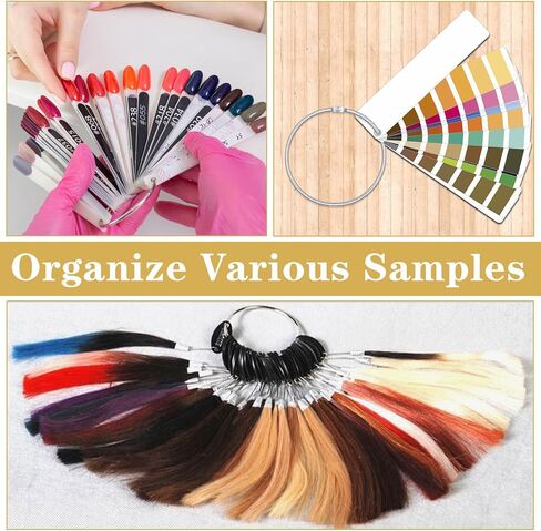 6 Pack 4 Inch Loose Leaf Binder Rings, Plated Steel Metal Rings for Books, Index Cards, Receipts, Memos, Files, DIY Photos, Craft Supplies, Keychains, Office and Home Use in Saudi Arabia