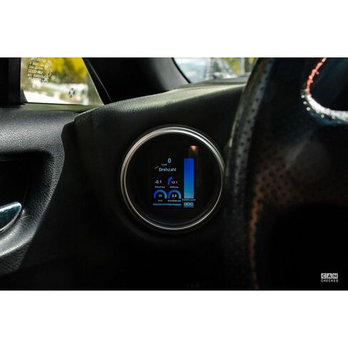 WAGNERTUNING MFD28 لسيارة Toyota GT86 ZN6 / لسيارة Subaru BRZ ZN6 2.8 بوصة TFT شاشة تعمل باللمس أداء عرض درجة الحرارة والضغط وأجهزة استشعار لامدا WT37020 in Kuwait