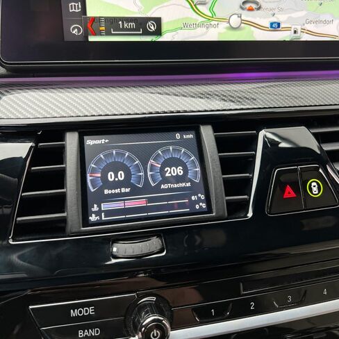 شاشة عرض رقمية متعددة الوظائف WAGNERTUNING MFD32 مقاس 3.2 بوصة TFT تعمل باللمس لسيارة BMW G30/G31/G38 + F90 M5 (5-Series) درجة الحرارة والضغط وأجهزة استشعار لامدا WT34068 in Kuwait
