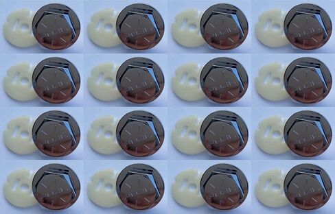 20 قطعة عجلات الوقود الكروم عجلة حافة المسامير البراغي #3760-16/5150-16R in Kuwait