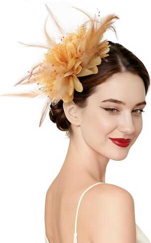 Women Fascinators Hats Flower Fascinators with Headband and Clip Tea Party Headwear for Women and Girls in Saudi Arabia