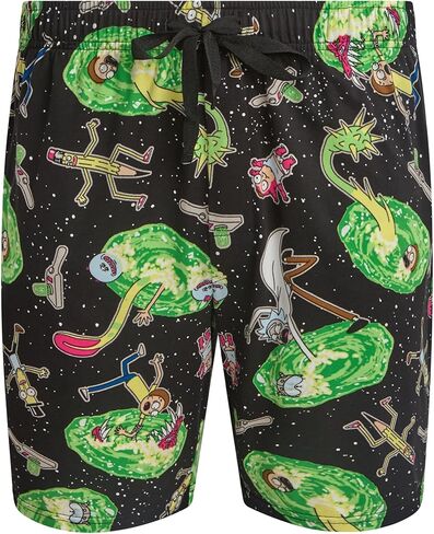 COCO BRANDS Rick and Morty Mens Pajama Shorts - Soft Sleep Shorts Breathable PJ Mens Pajama Bottoms with Pocket Sleepwear in Saudi Arabia