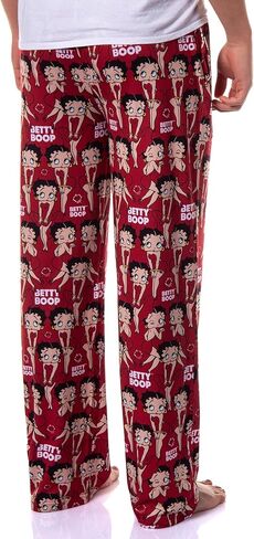 Betty Boop Pajamas Men's Blowing Kiss Poses AOP Lounge PJ Pants in Saudi Arabia