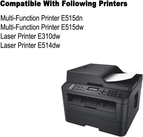 Compatible E310dw Drum Unit Replacement for Dell E310 E514 E515 E310dw Drum Unit for use in Dell E310dw E514dw E515dw E515dn Printer (Black,1-Pack) in Kuwait