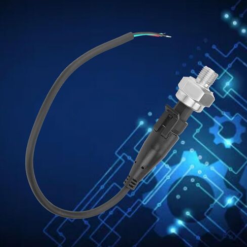 Oil Pressure Sensor, G1/4 Fuel Tank Pressure Sensor, 0.5% FS Total Error Mass Air Sensor, for Water Gas Oil (0-10PSI) in Saudi Arabia