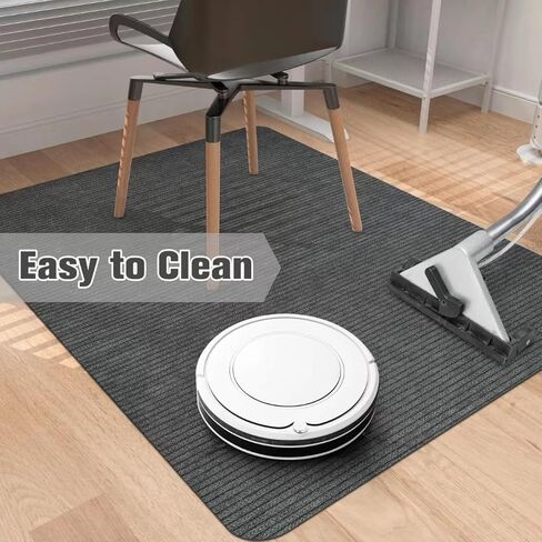 حصيرة كرسي مكتب Placoot للأرضيات الصلبة والبلاط مقاس 55 بوصة × 35 بوصة حصيرة كرسي مكتب للكراسي المتدحرجة، مادة كبيرة مضادة للانزلاق وقابلة لإعادة التدوير، سجادة كرسي الكمبيوتر للمكتب/المنزل in Kuwait