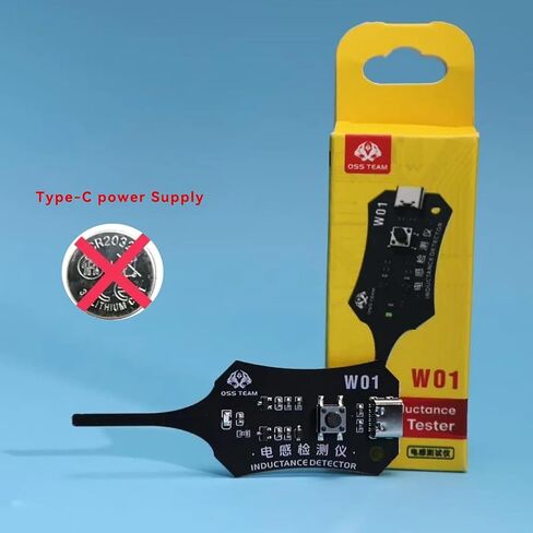 DIYPHONE Type-C Inductance Tester Motherboard Coil Tester Electronic Circuit Board Inductor Detector for Phone Motherboard Component Repair Electromagnetic Induction Quick Fault Check Tool in Saudi Arabia