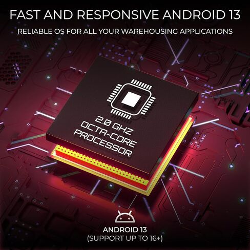 Chainway C63 قارئ باركود لاسلكي يعمل بنظام Android بقبضة مسدس 2D/1D/QR | ماسح ضوئي زيبرا 2FT، 40FT، أو 100FT | أندرويد 13 (دعم حتى 16+) | IP67 وعرة | واي فاي، إن إف سي، بي تي، جي بي إس | لمسح المخزون in Kuwait