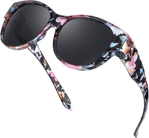 نظارات شمسية مستقطبة من FIMILU تناسب النظارات للنساء، نظارات شمسية دائرية للقيادة وحماية من الأشعة فوق البنفسجية 400 في الهواء الطلق in Kuwait