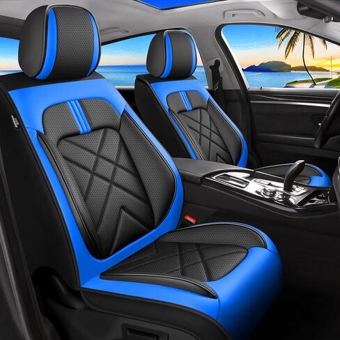 أغطية مقاعد السيارة 4Runner مناسبة تمامًا لسيارة Toyota 4Runner 2003-2026، أغطية مقاعد جلدية كاملة التغطية مقاومة للماء وقابلة للتنفس، واقيات مقاعد السيارات، متوافقة مع الوسائد الهوائية (5 مقاعد، أسود) in Kuwait