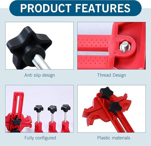 Shakas 9 PCS Camshaft Engine Timing Tool, Anti-slip Adjustable Cam Locking Tool, Engine Camshaft Alignment Timing Retainer, Universal for Cars Sprocket Gear Locking Repair Parts (Red) in Saudi Arabia