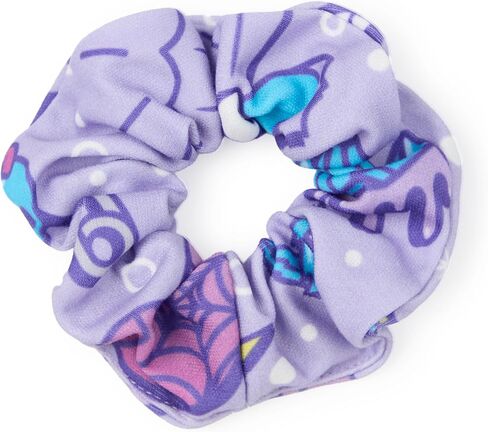 Monster High Girls 3 Piece Pajama Set | Kids Purple All Over Print Long Leg Bottoms & Night Top with Scrunchie Bobble in Saudi Arabia