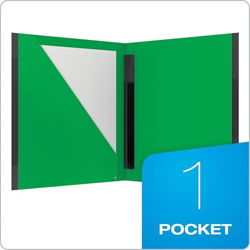 Oxford Plastic Portfolio 5 Pack, Durable Poly Report Cover, Easy Snap Fasteners, Anti-Tear Edges, Letter Size, Purple, Red, Blue, Green, Black (89330) in Saudi Arabia