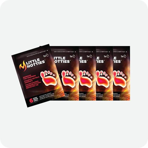 Little Hotties Toe Warmers - 10 Ct Adhesive Foot Warmers for Cold Weather Comfort in Saudi Arabia