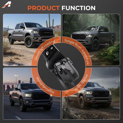 سد الهواء الأمامي مع المحرك متوافق مع Ram 1500 2019 2020 2021 2022 2023 2024، استبدال المفسد الأمامي # 68274406AH - ملحقات ram 1500 in Kuwait