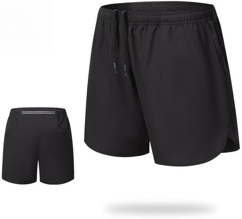 Men's Lightweight Quick Dry Athletic Shorts with Drawstring Waistband for Running, Training, and Sports in Saudi Arabia