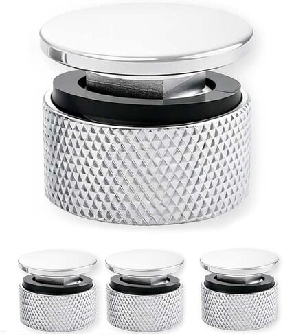 4 قطع من مثبتات خوذة اللحام من سبائك الألومنيوم مع غسالة سيليكون مضادة للانزلاق - قطع غيار متينة لبطانة الأنابيب (فضي) in Kuwait