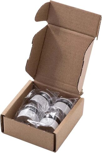 4 قطع من مثبتات خوذة اللحام من سبائك الألومنيوم مع غسالة سيليكون مضادة للانزلاق - قطع غيار متينة لبطانة الأنابيب (فضي) in Kuwait