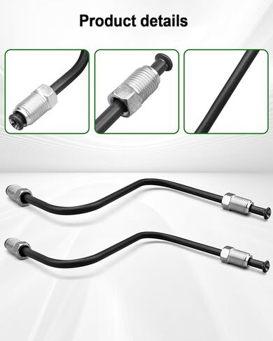 1 Pair Right and Left Front Brake Tube Caliper to Flex Hose Fit for Toyota 4Runner 2003-2009 FJ Cruiser 2007-2010 Replace 47314-35320 47316-35280 in Saudi Arabia