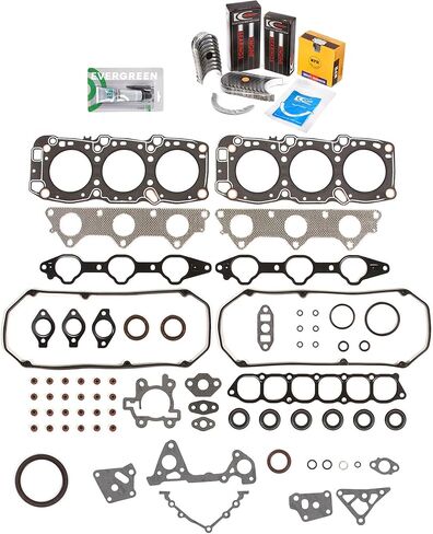 Evergreen SA-5494168987-7 Full Gasket Set Bearings Rings Fit 95-00 Chrysler s Dodge Stratus Avenger 6G73 in Saudi Arabia