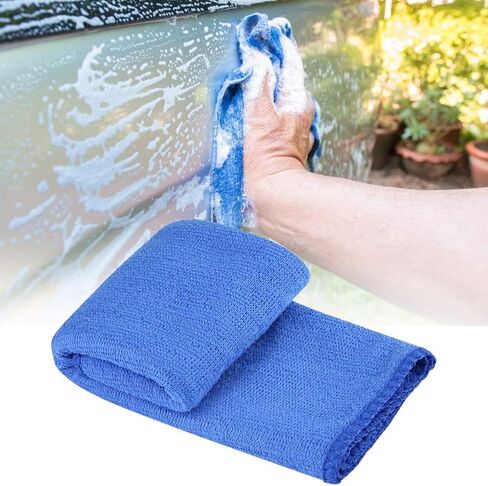 Microfiber Towel Absorbent Car Cleaning Tools, Auto Drying Polishing Lightweight 30x70cm for Car Window Table Mirror in Saudi Arabia