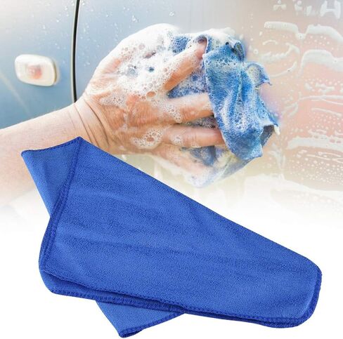 Microfiber Towel Absorbent Car Cleaning Tools, Auto Drying Polishing Lightweight 30x70cm for Car Window Table Mirror in Saudi Arabia