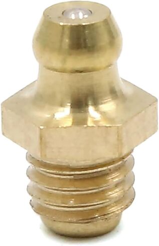 uxcell 10pcs M8 x 1.25 Thread Brass Straight Grease Nipple Fitting for Car in Saudi Arabia