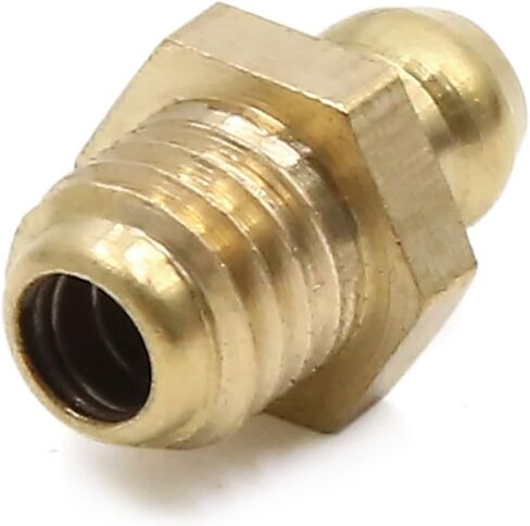 uxcell 10pcs M8 x 1.25 Thread Brass Straight Grease Nipple Fitting for Car in Saudi Arabia