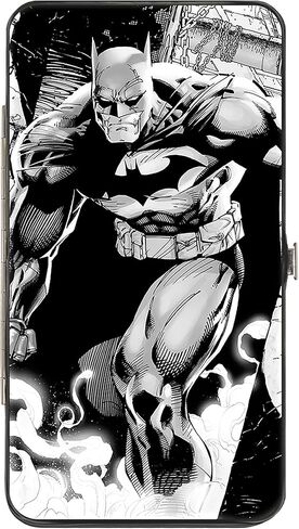 Buckle-Down DC Comics Wallet, Hinged, Batman Jim Lee Hush Chain and Grappling Hook Pencils, Vegan Leather in Saudi Arabia
