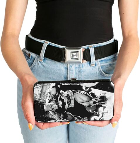 Buckle-Down DC Comics Wallet, Hinged, Batman Jim Lee Hush Chain and Grappling Hook Pencils, Vegan Leather in Saudi Arabia