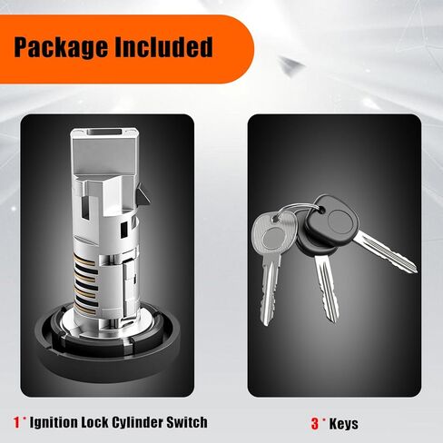 Ignition Switch & Door Lock Cylinders with Keys fit for 2004-2014 Cadillac, for 2005-2016 Chevy, for 2007-2014 GMC, for 2008-2009 H2, for 2009-2011 Buick, Replace OE 924-796 15794826 15919460 in Saudi Arabia