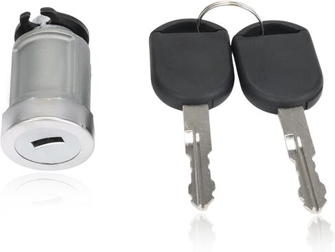 Ignition Switch Lock Cylinder with 2 Transponder Chip Keys Compatible with Ford F150 F250 F350 Escape Explorer Lincoln Mercury Mariner Mazda Replacement for 924-717 4L3Z11582BB in Saudi Arabia