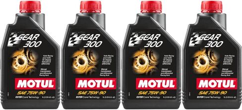 Motul Gear 300 75W90 Synthetic Transmission and Differential Fluid - Liter - 2 Pack in Saudi Arabia
