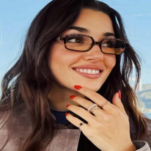 قطعة واحدة من إطارات النظارات النسائية، إكسسوارات نظارات شخصية على طراز الشارع للنساء in Saudi Arabia