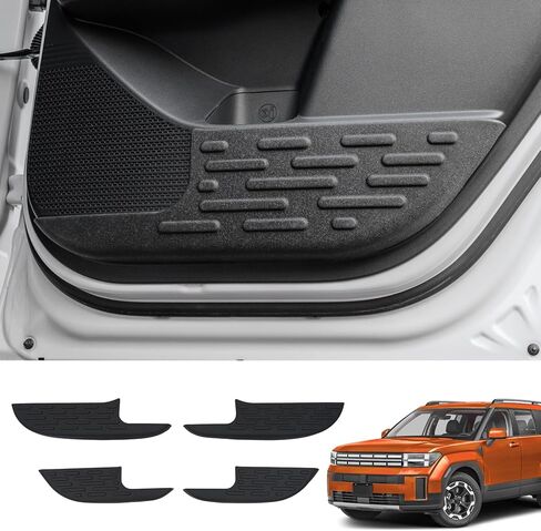 منصات باب السيارة المضادة للركلة متوافقة مع 2024-2026 Hyundai Santa Fe واقيات الأبواب الداخلية لوحات جرجر للأبواب لملحقات Santa Fe لعام 2025 in Kuwait