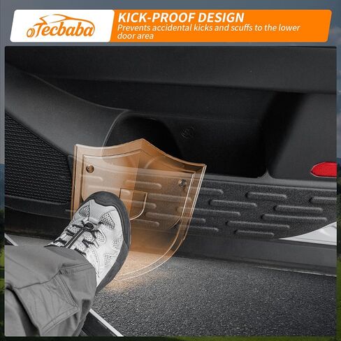 منصات باب السيارة المضادة للركلة متوافقة مع 2024-2026 Hyundai Santa Fe واقيات الأبواب الداخلية لوحات جرجر للأبواب لملحقات Santa Fe لعام 2025 in Kuwait