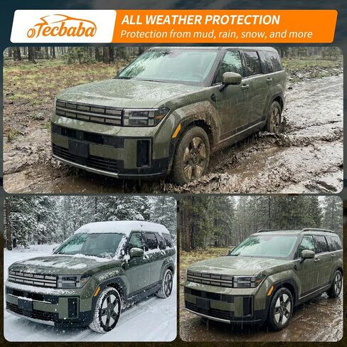 منصات باب السيارة المضادة للركلة متوافقة مع 2024-2026 Hyundai Santa Fe واقيات الأبواب الداخلية لوحات جرجر للأبواب لملحقات Santa Fe لعام 2025 in Kuwait