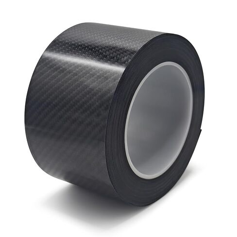 Car Door Sill Protector, 2.76 Inch x 33 Ft 5D Carbon Fiber Door Sill Tape with Anti-Collision for Front and Rear Bumper, Door Sill Scratch Protection Universal for Most Vehicles in Saudi Arabia