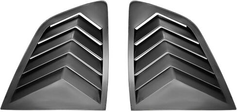 Carbon Fiber Look/Gloss Black Tail Windshield Shield Blind Rear Window Side Louver Shutter Trim Cover for BMW X3 G01 2018-2024 in Saudi Arabia