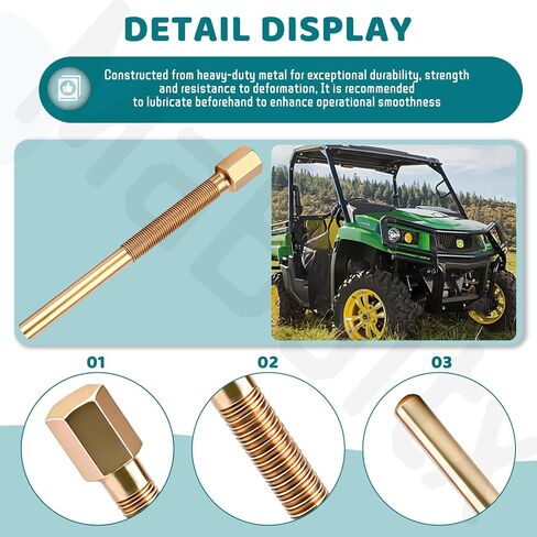 JDG1641 ساحب القابض الأساسي عالي التحمل متوافق مع John Deere Gator CS، CX، HPX، RSX، TX، XUV، TE، TH، TS، استبدل JDG11200، PCP-20 in Kuwait